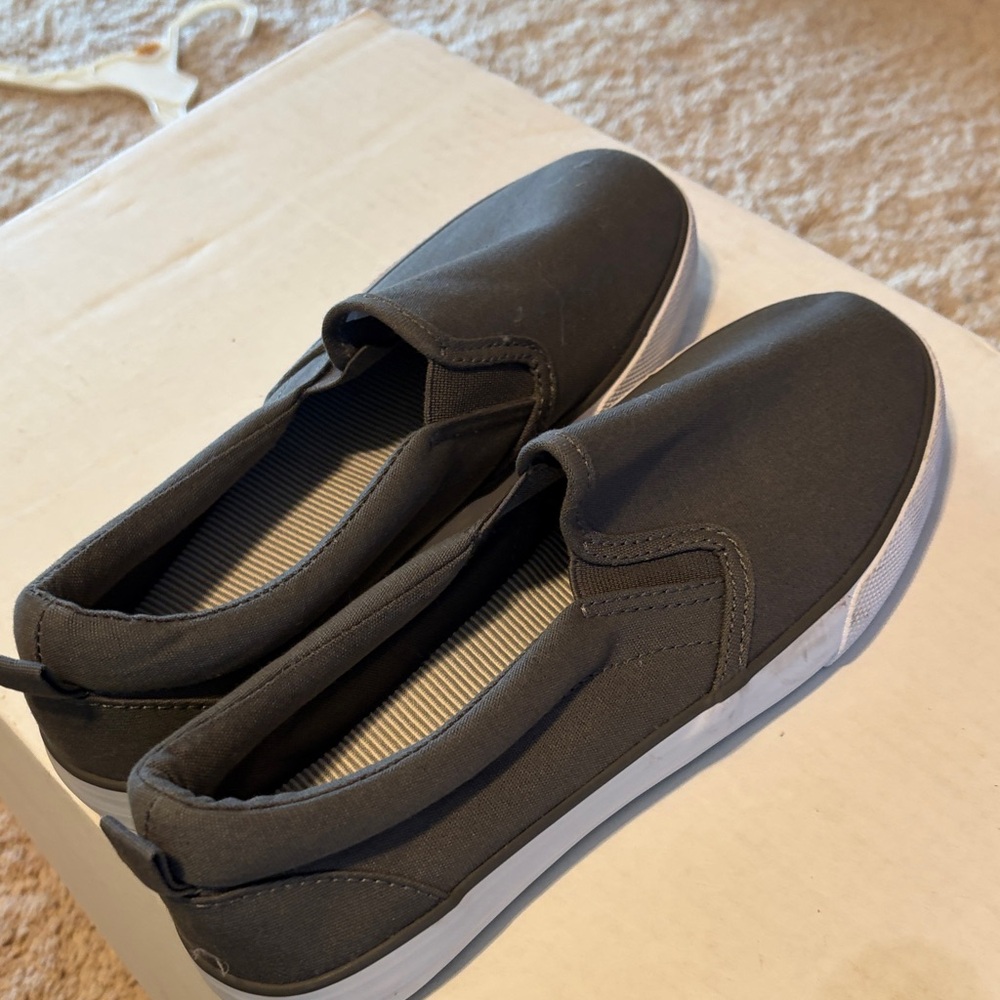 Slip-On Gray Shoes